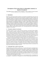 Investigation of the acoustic effects of orthographic consistency on Japanese homophones